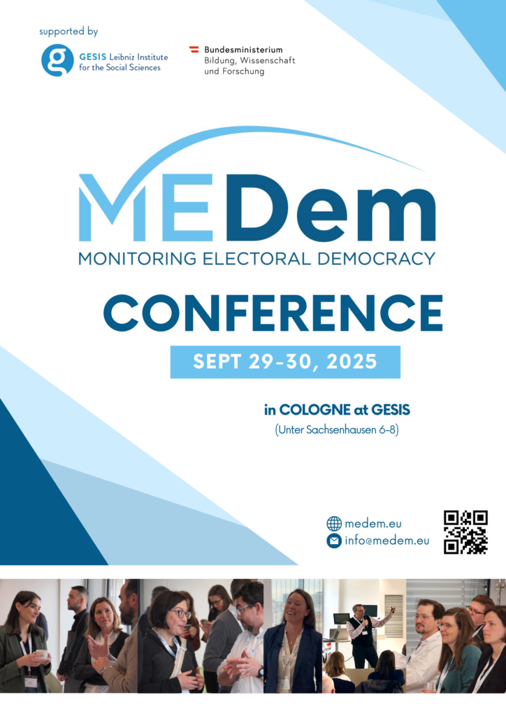 Coming Up: The 2025 MEDem Conference & Workshop!