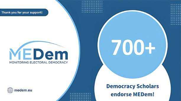 MEDem gains support from 700+ Democracy Scholars